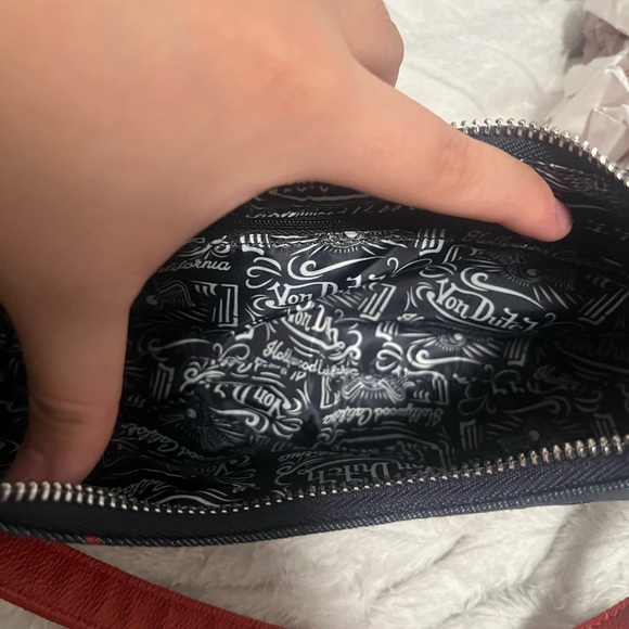 Von Dutch X True Religion || Dark Blue Denim Shoulder Bag - Picture 5 of 5
